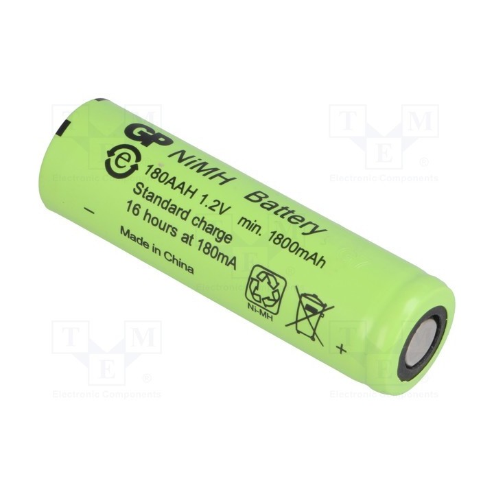 1.2V/1800MAH AA R6 ПЛАСТИНИ
