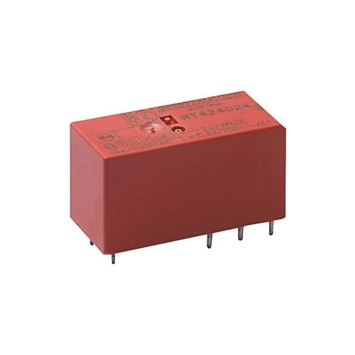 РЕЛЕ RT424012 DPDT 12V