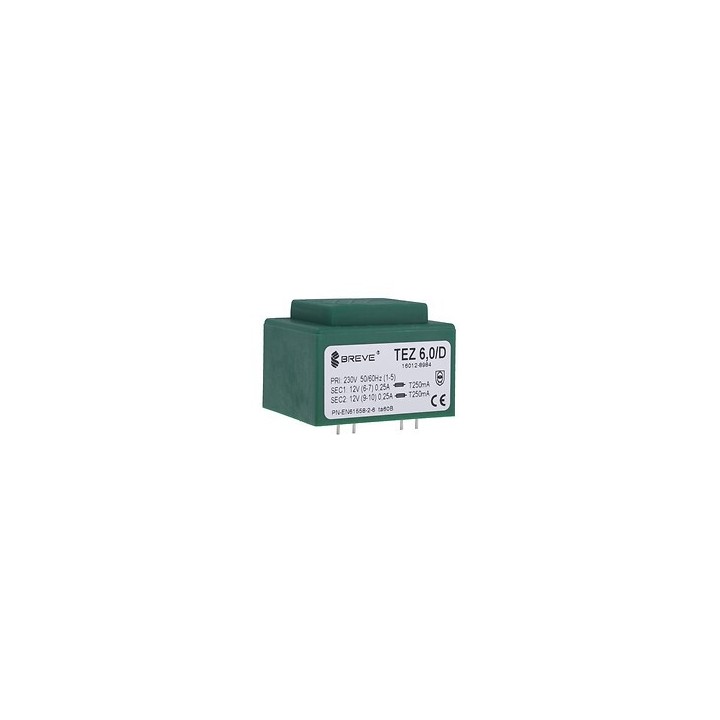ТРАНСФОРМАТОР TEZ0.5/D6V