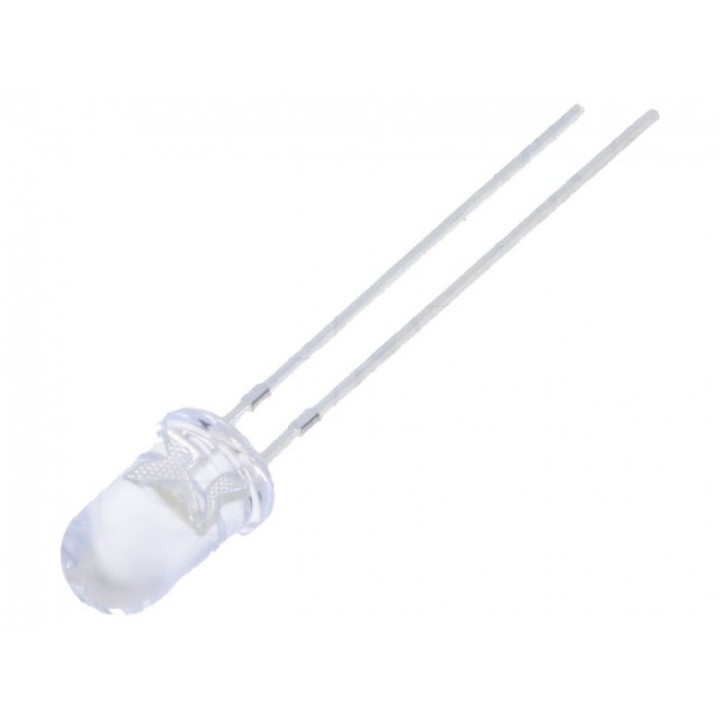 LED 5MM WHITE FYL-5014UWC1C-15