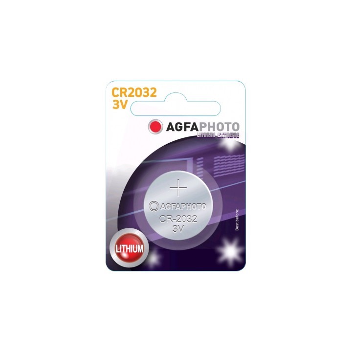 БАТЕРИЯ AGFAPHOTO CR2032