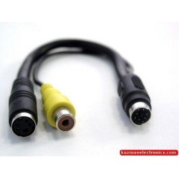 CABLE MINI DIN 7-S VIDEO/RCA