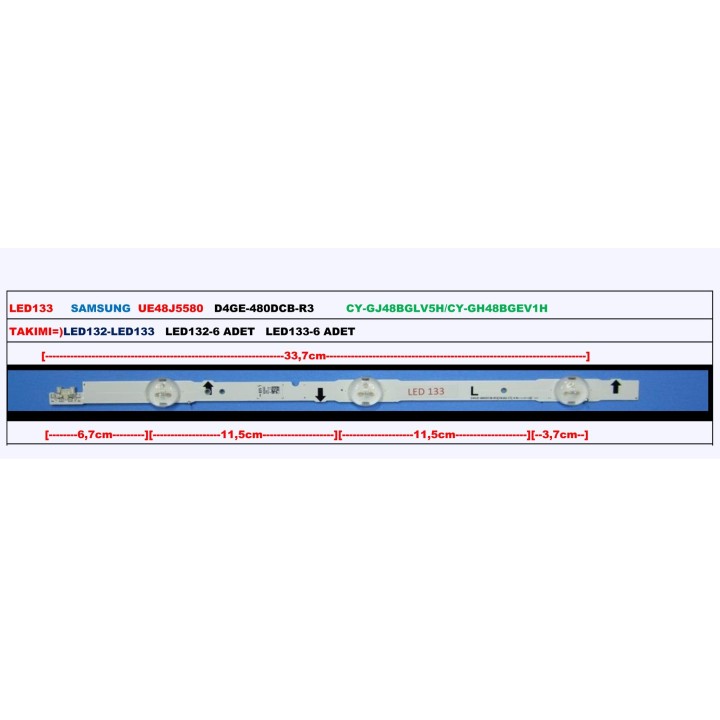 LED BACKLIGHT D4GE-480DCB-R3