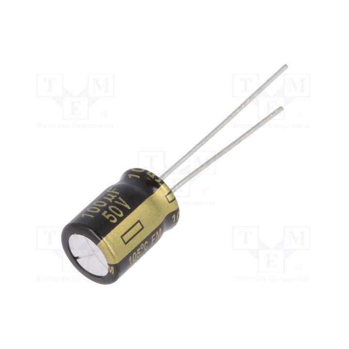 C100MF/50V LOW IMPEDANCE