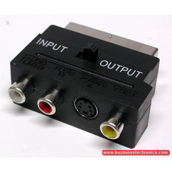 ПРЕХОД SCART 56 SCART/RCA