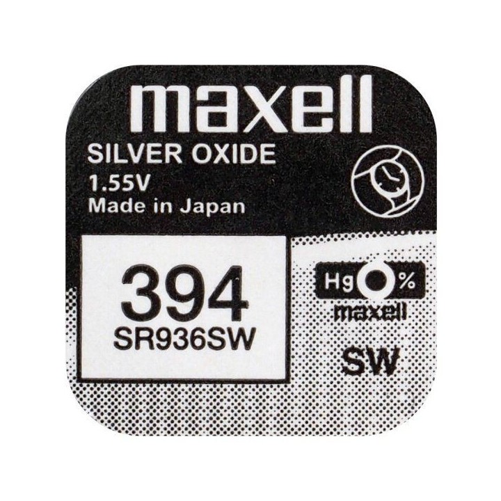 БАТЕРИЯ MAXELL SR394/936 AG9