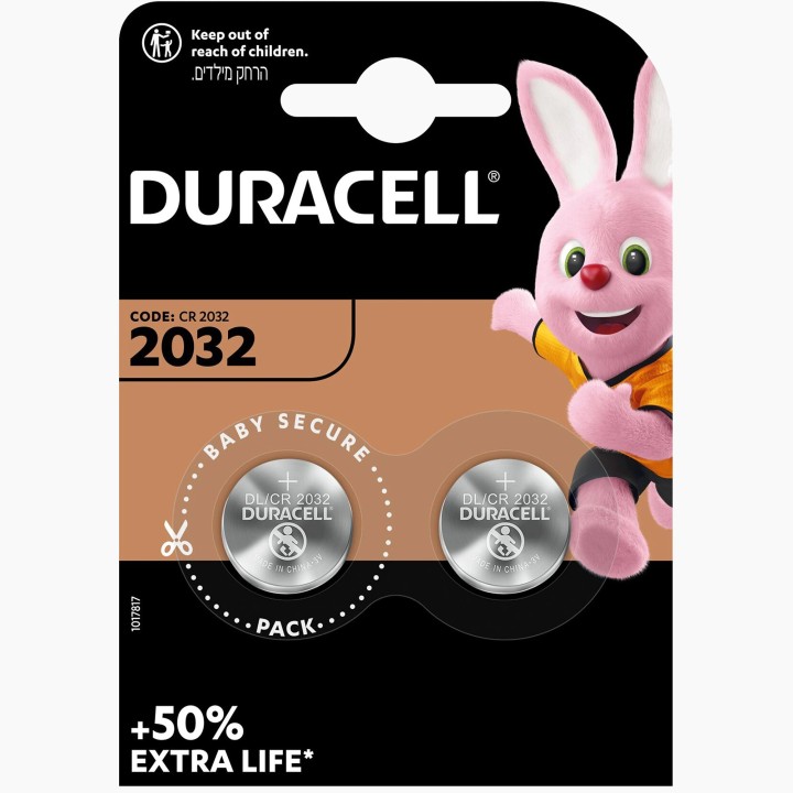 БАТЕРИЯ DURACELL CR2032