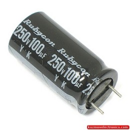 C100MF/250V BH 105 DEG