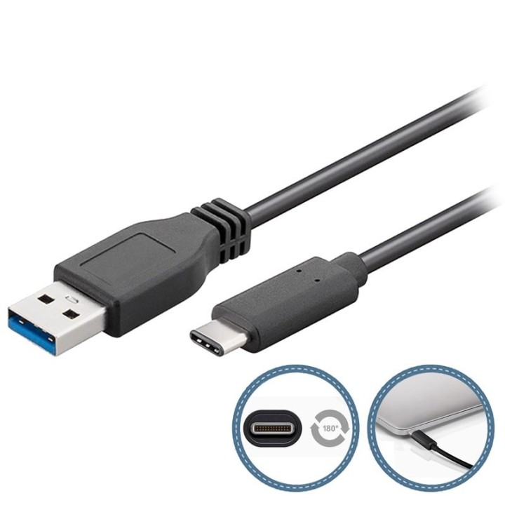 CABLE USB-A/USB-C/1M