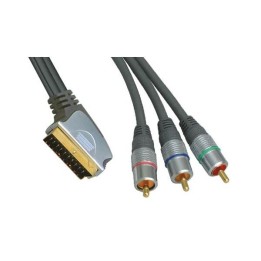 КАБЕЛ SCART/3RCA
