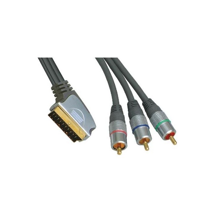 КАБЕЛ SCART/3RCA