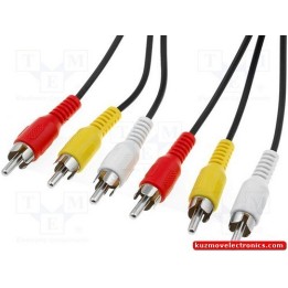CABLE 521/2 3RCA/3RCA