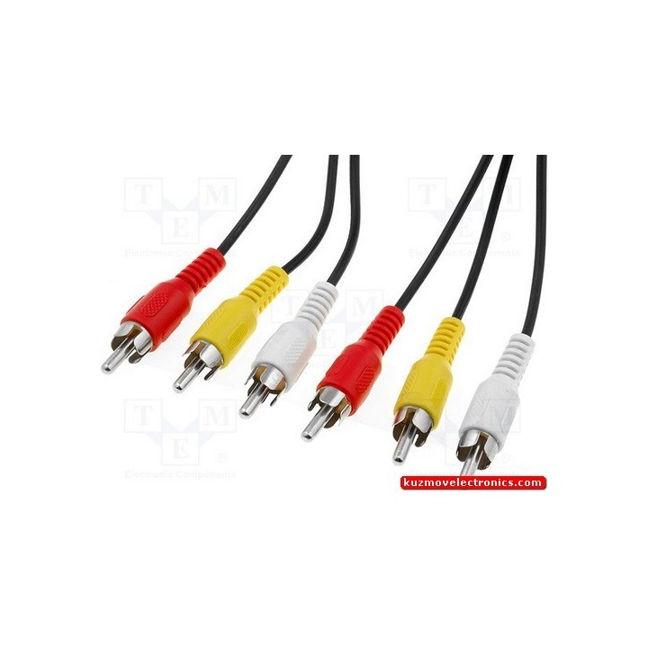 CABLE 521/2 3RCA/3RCA