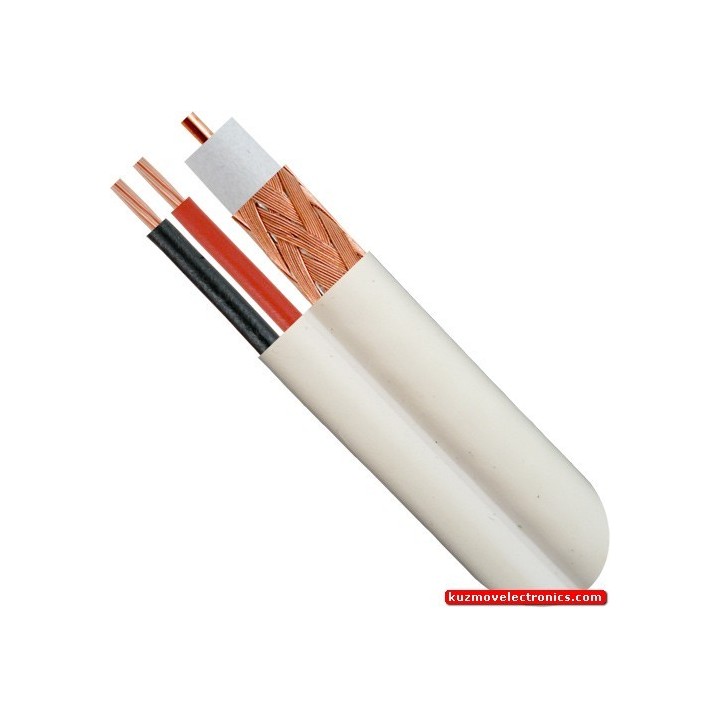 CABLE-RG59+POWER ЗА ВИДЕО НАБЛ