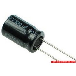 C100MF/50V BH 105 DEG
