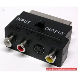 ПРЕХОД SCART 56 SCART/RCA