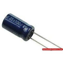 C100MF/25V BH 105 DEG