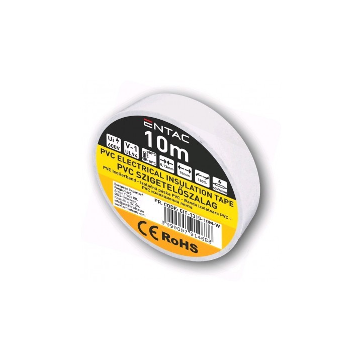 PVC ENTAG 15MM/10M БЯЛА