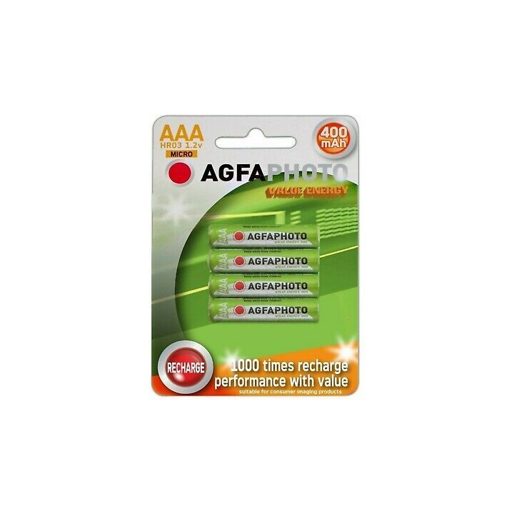 1.2V/900MAH R03 AAA AGFAPHOTO